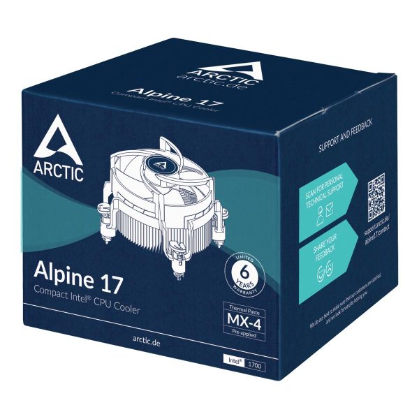 Охладител за процесор Arctic Alpine 17, 1700 6