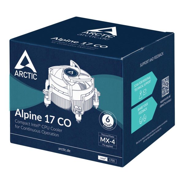 Охладител за процесор Arctic Alpine 17 CO, 1700 6