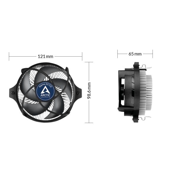 Охладител за процесор Arctic Alpine 23 CO, AM4 6