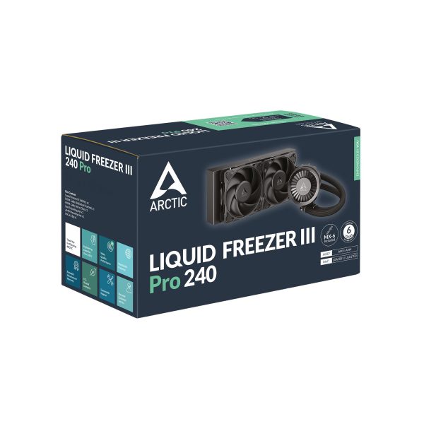 Охладител за процесор Arctic Liquid Freezer III Pro 240 - Black 6