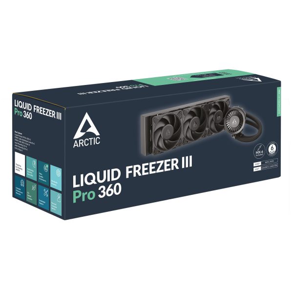 Охладител за процесор Arctic Liquid Freezer III Pro 360 - Black 6