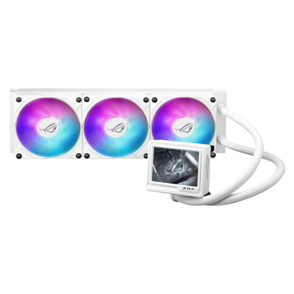 Охладител за процесор ASUS ROG RYUJIN III 360 ARGB EXTREME White Edition 3.5" LCD Display 1