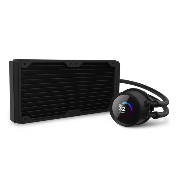 Охладител за процесор NZXT Kraken 240 RGB Black, LCD Display 14
