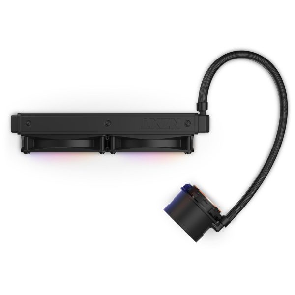 Охладител за процесор NZXT Kraken 240 RGB Black, LCD Display 15