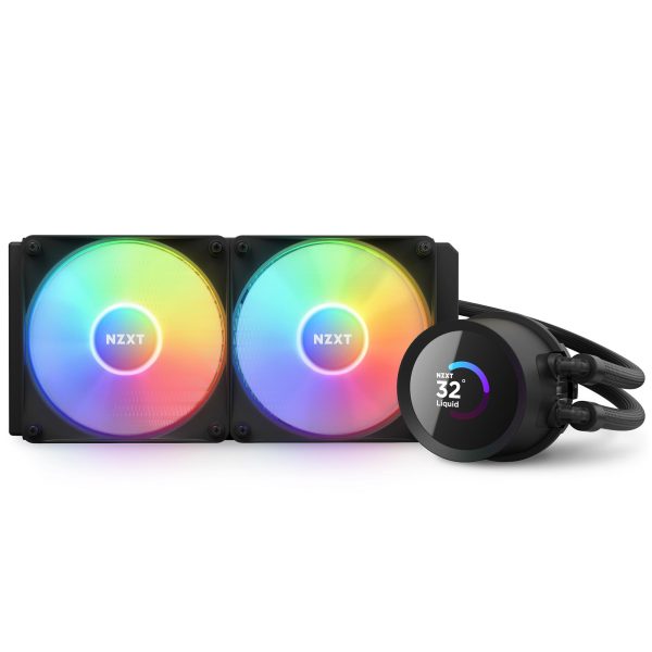 Охладител за процесор NZXT Kraken 240 RGB Black, LCD Display 3