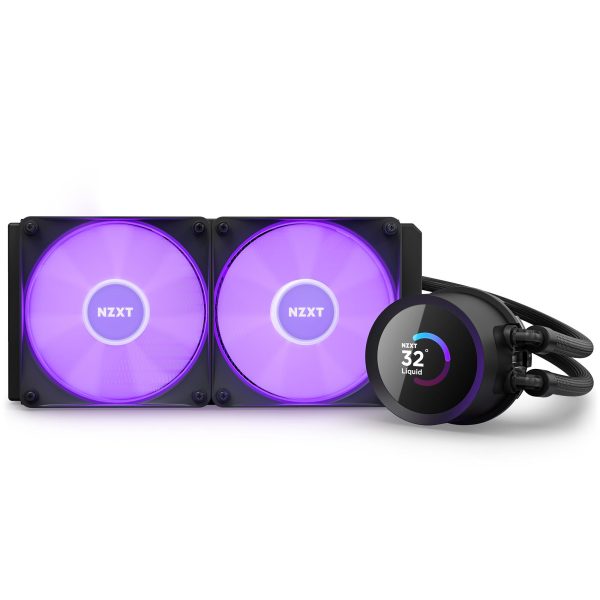 Охладител за процесор NZXT Kraken 240 RGB Black, LCD Display 7