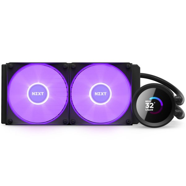 Охладител за процесор NZXT Kraken 240 RGB Black, LCD Display 8