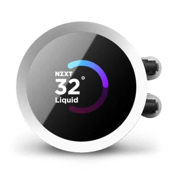 Охладител за процесор NZXT Kraken 240 RGB White, LCD Display 10