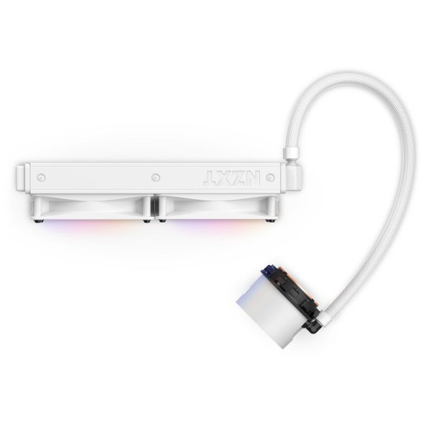 Охладител за процесор NZXT Kraken 240 RGB White, LCD Display 13