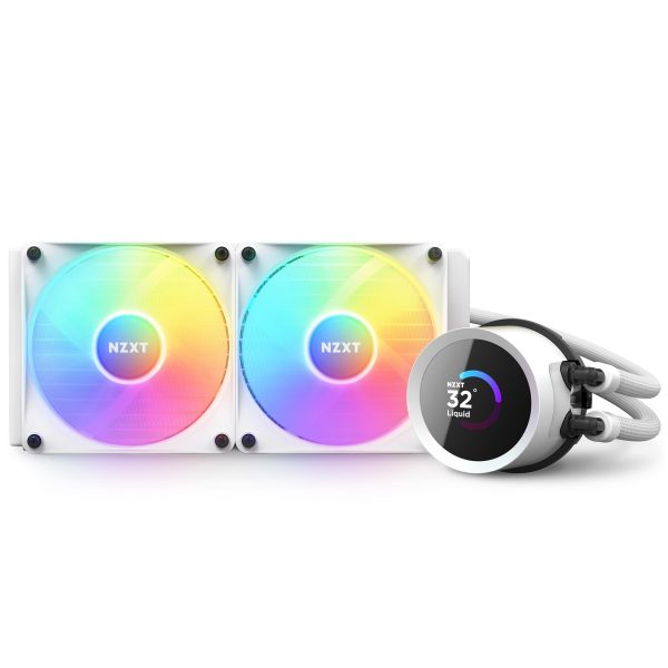 Охладител за процесор NZXT Kraken 240 RGB White, LCD Display 4