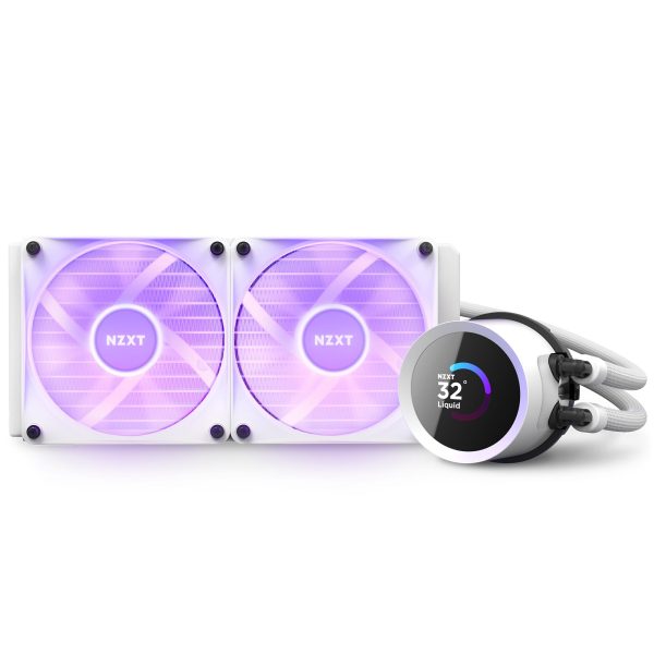 Охладител за процесор NZXT Kraken 240 RGB White, LCD Display 6