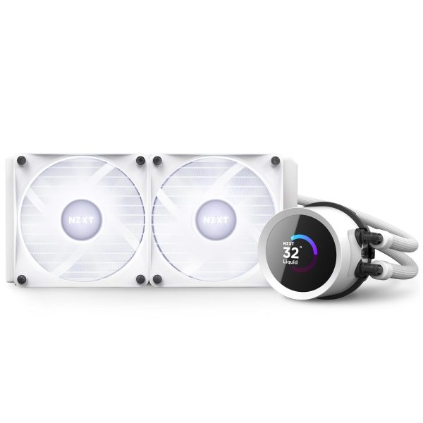 Охладител за процесор NZXT Kraken 240 RGB White, LCD Display 9
