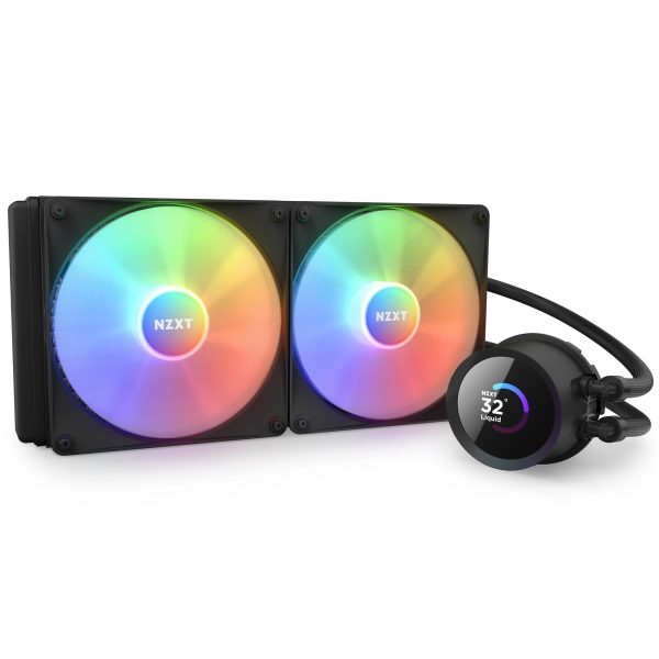 Охладител за процесор NZXT Kraken 280 RGB Black, LCD Display 2