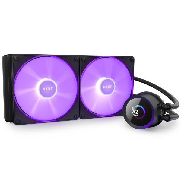 Охладител за процесор NZXT Kraken 280 RGB Black, LCD Display 5