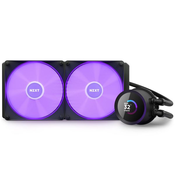 Охладител за процесор NZXT Kraken 280 RGB Black, LCD Display 7