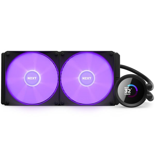Охладител за процесор NZXT Kraken 280 RGB Black, LCD Display 8