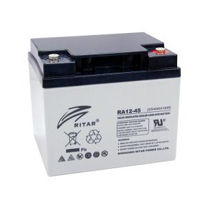 Оловна Батерия RITAR (RA12-45) AGM, 12V, 45 Ah, 198/ 166/ 169 mm, Терминал F11(M6)  1