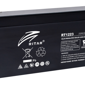 Оловна батерия RITAR (RT1223), 12V, 2.3Ah, AGM, 177/ 35/ 62 mm 1