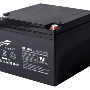 Оловна батерия RITAR, (RT12260) AGM, 12V, 26 Ah, 166/ 176/ 125 mm, Терминал F13(M5)  1