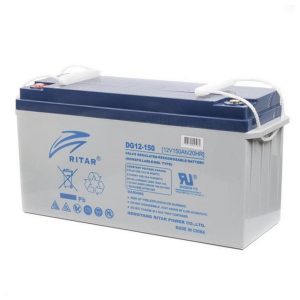 Оловна гелова батерия RITAR (DG12-150), 12V, 150Ah, F12/M8, За соларни системи 1
