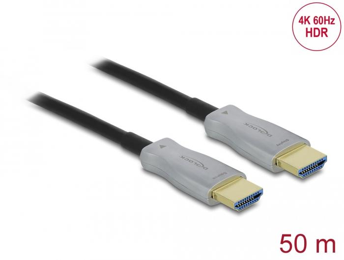 Оптичен кабел Delock, HDMI 4K, 60 Hz, 50 m 2