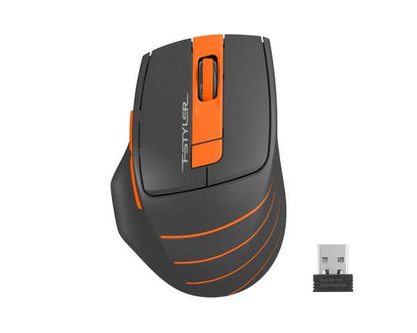 Оптична мишка A4tech FG30S Fstyler, Оранжев 1