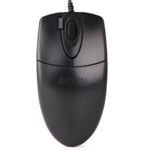 Оптична мишка A4tech OP 620DS, безшумен клик, USB. черна 1