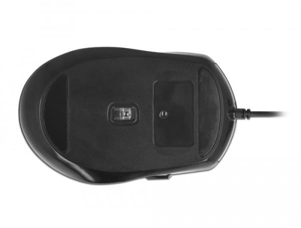 Оптична мишка DeLock, USB-A, 5 бутона , Синя 3