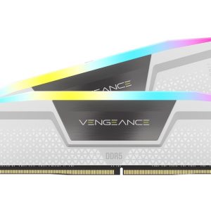 Памет Corsair Vengeance White RGB 32GB(2x16GB) DDR5 6000MHz CL36 CMH32GX5M2E6000C36W 1