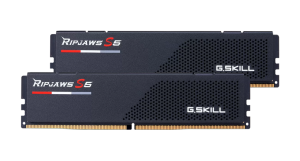 Памет G.SKILL Ripjaws S5 Black 32GB(2x16GB) DDR5 5200MHz CL40 - Intel XMP 1