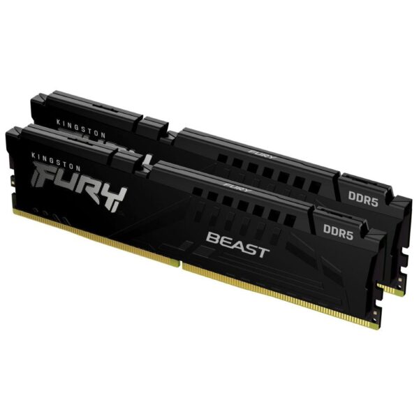 Памет Kingston FURY Beast Black 64GB(2x32GB) DDR5 5200MHz KF552C40BBK2-64 1