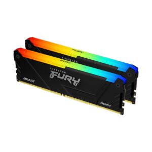 Памет Kingston FURY Beast Black RGB 64GB(2x32GB) DDR4 3600MHz CL18 1