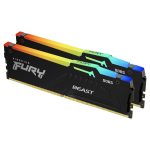 Памет Kingston FURY Beast Black RGB 64GB(2x32GB) DDR5 5600MHz KF556C40BBAK2-64 1