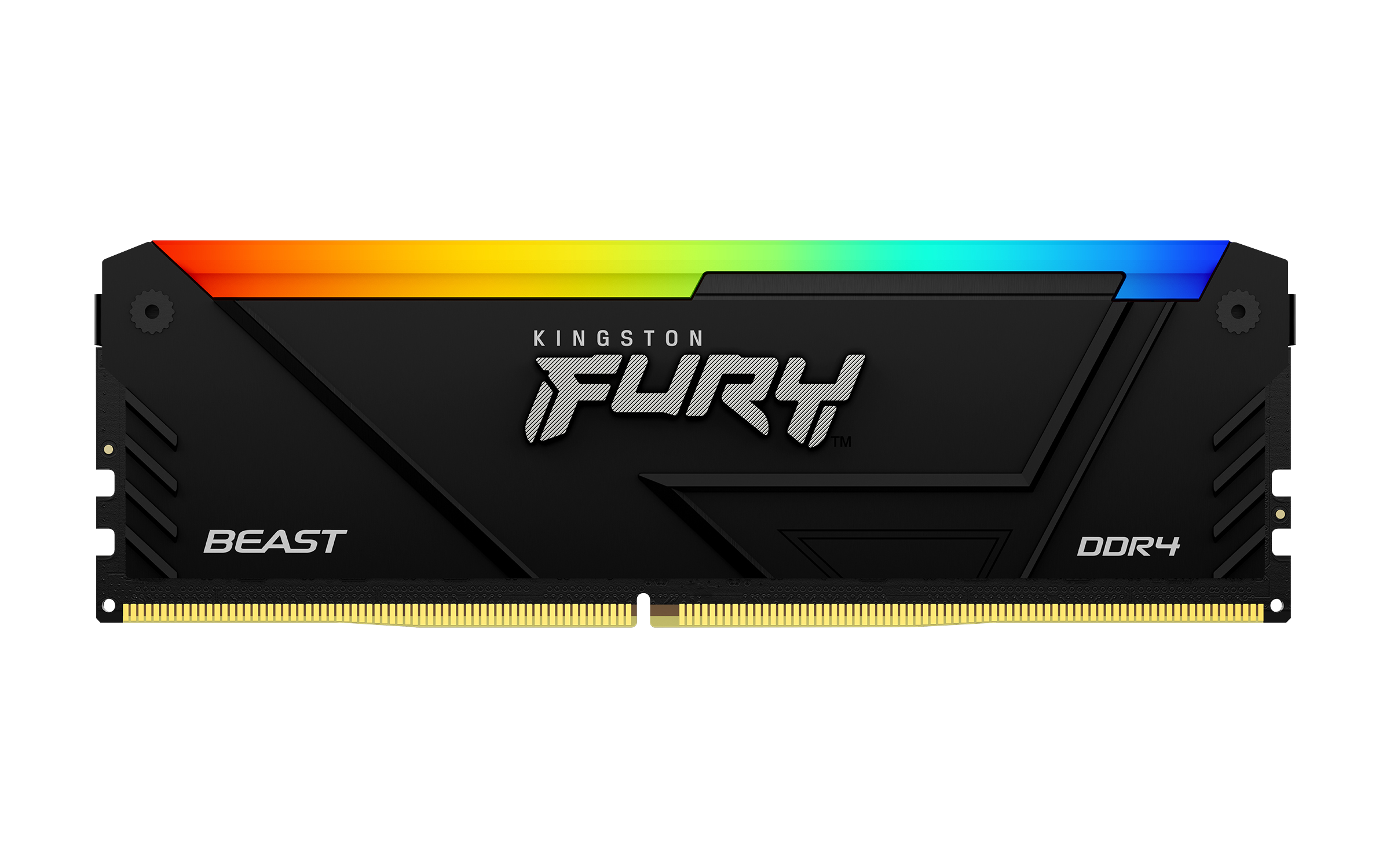 Памет Kingston FURY Beast Black RGB 8GB DDR4 3600MHz CL17 1