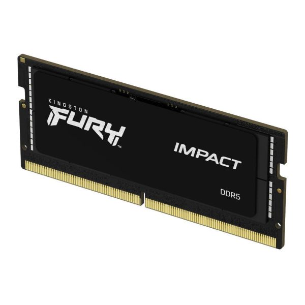 Памет Kingston FURY IMPACT, 32GB, SODIMM, DDR5, PC4-38400, 4800MHz, CL40, KF548S38IB-32 2
