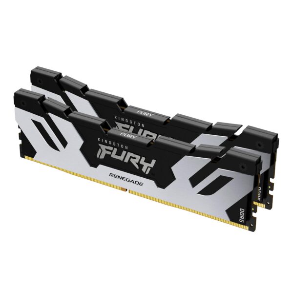 Памет Kingston Fury Renegade Silver/Black 64GB(2x32GB) DDR5 6400MHz CL32 - Intel XMP 1