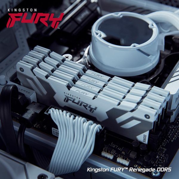 Памет Kingston Fury Renegade White 32GB(2x16GB) DDR5 3