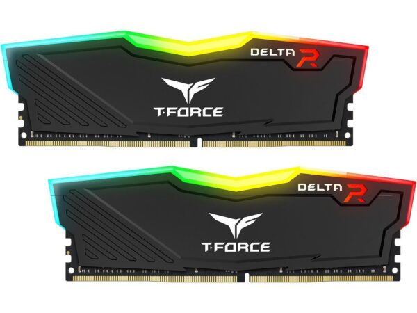 Памет Team Group T-Force Delta RGB Black DDR4 16GB (2x8GB) 3200MHz 1.35V 1