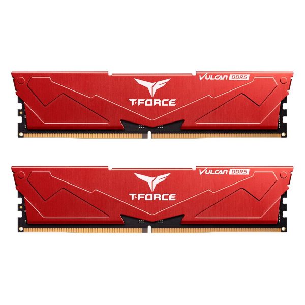 Памет Team Group T-Force Vulcan Red DDR5 32GB (2x16GB) 6000MHz CL30 1