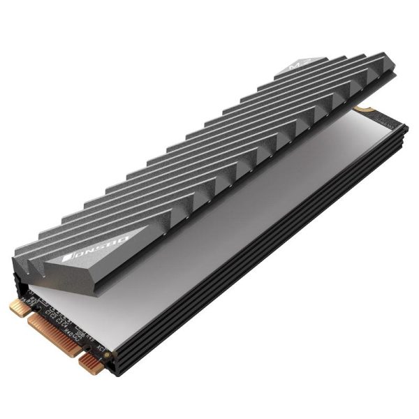 Пасивен охладител Jonsbo M.2 SSD, оребрен, Сив 6
