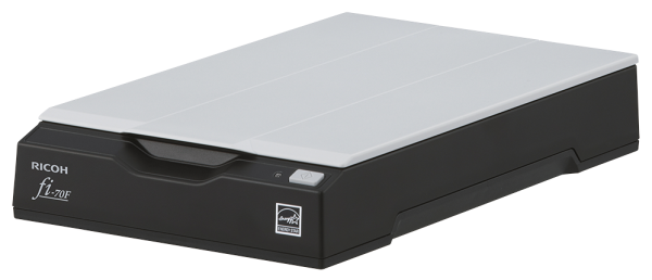 Плосък бърз скенер Ricoh fi-70F, A6, 1.3s, LED, USB 2.0, AC адаптер 3