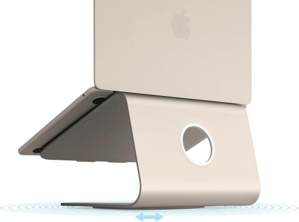 Поставка за лаптоп Rain Design mStand360 with Swivel Base - Starlight 2