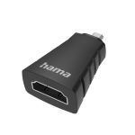 Преходник HAMA micro HDMI мъжко - HDMI женско, Ultra-HD 4K, 200348 1