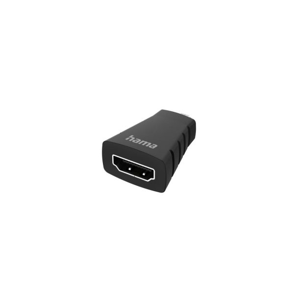 Преходник HAMA micro HDMI мъжко - HDMI женско, Ultra-HD 4K, 200348 2