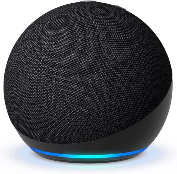 Преносима смарт тонколона Amazon Echo Dot 5, Гласов асистент, Alexa, Черна 1