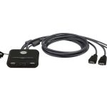 Превключвател KVM ATEN CS22HF, Дву портов USB HDMI 1