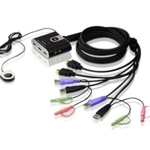 Превключвател KVM ATEN CS692, дву портов USB HDMI превключвател 1