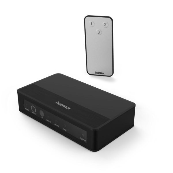 Превключвател / суич HAMA 4K-HDMI™ 3x1, 121770 2