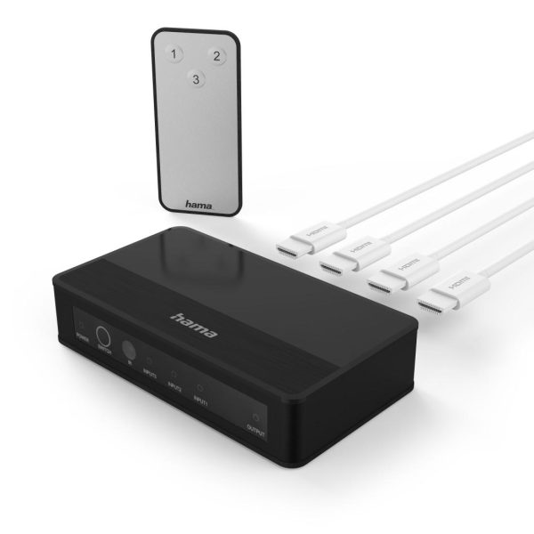 Превключвател / суич HAMA 4K-HDMI™ 3x1, 121770 4
