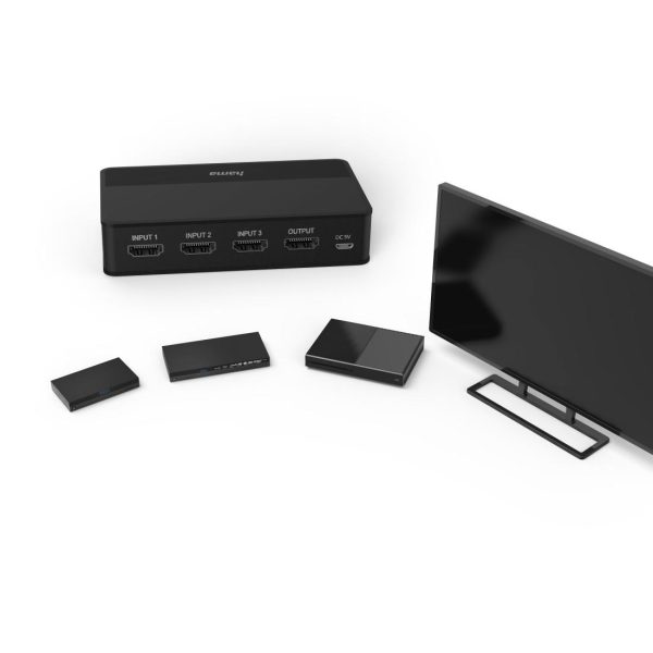Превключвател / суич HAMA 4K-HDMI™ 3x1, 121770 5